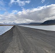 Longyearbyen road